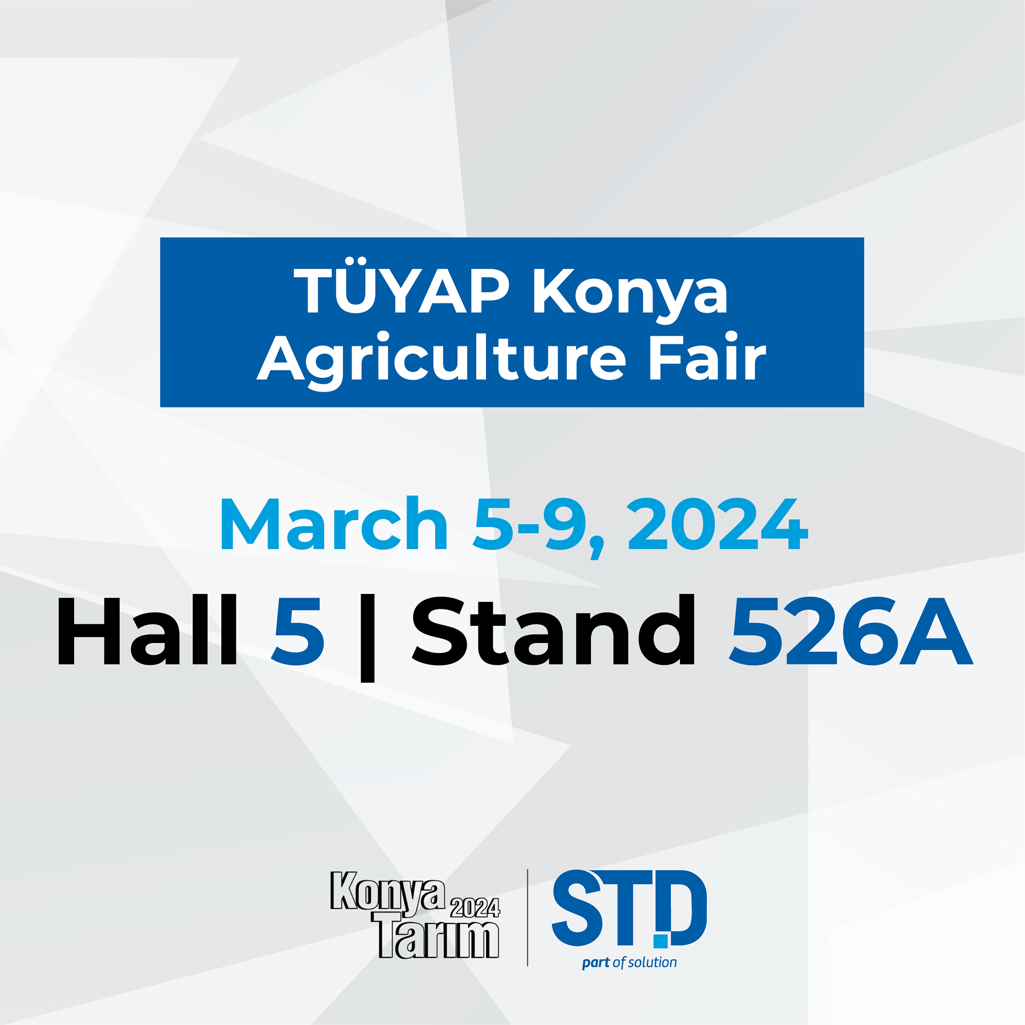 We are at TÜYAP Konya Agriculture Fair!